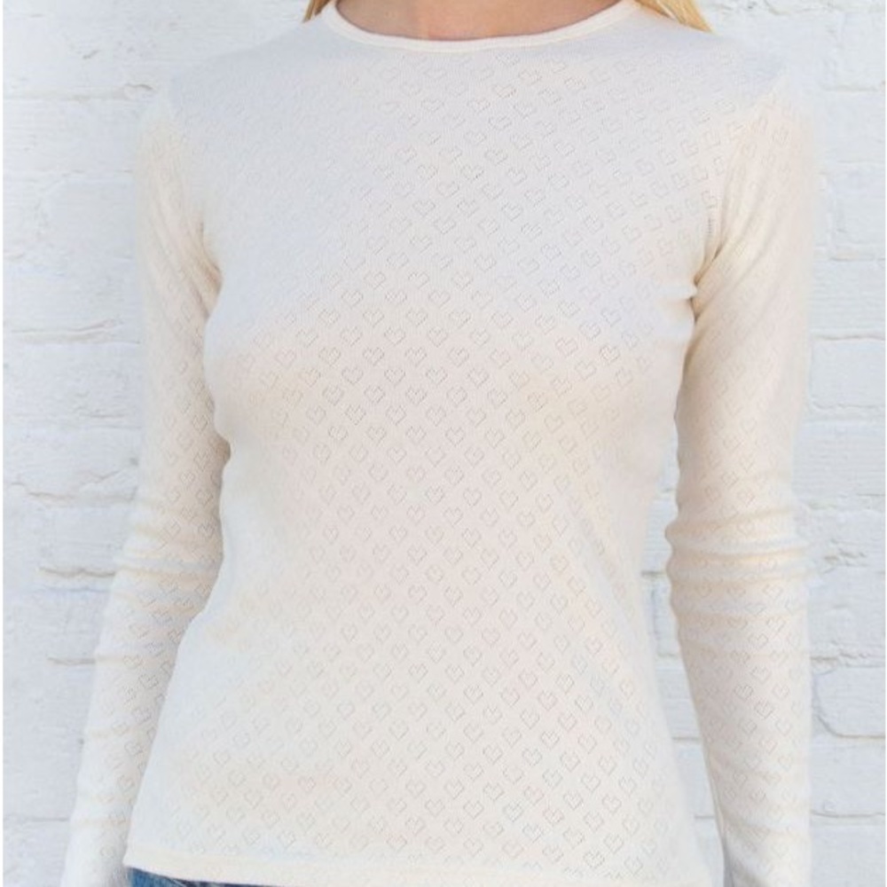 Brandy Melville hearts longsleeve